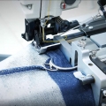 TYPICAL MHA-HB200T automatic double stitch hemming machine