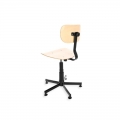 Chair black 02 - Rotating chair without padding